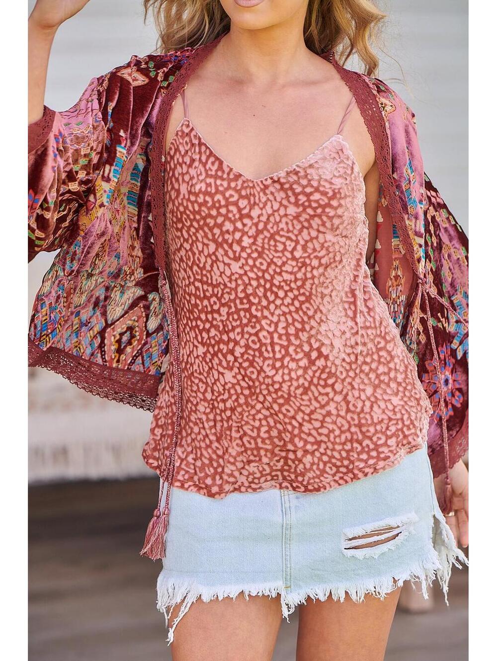 Johnny Was Jane Camisole - Burnt Sienna ~